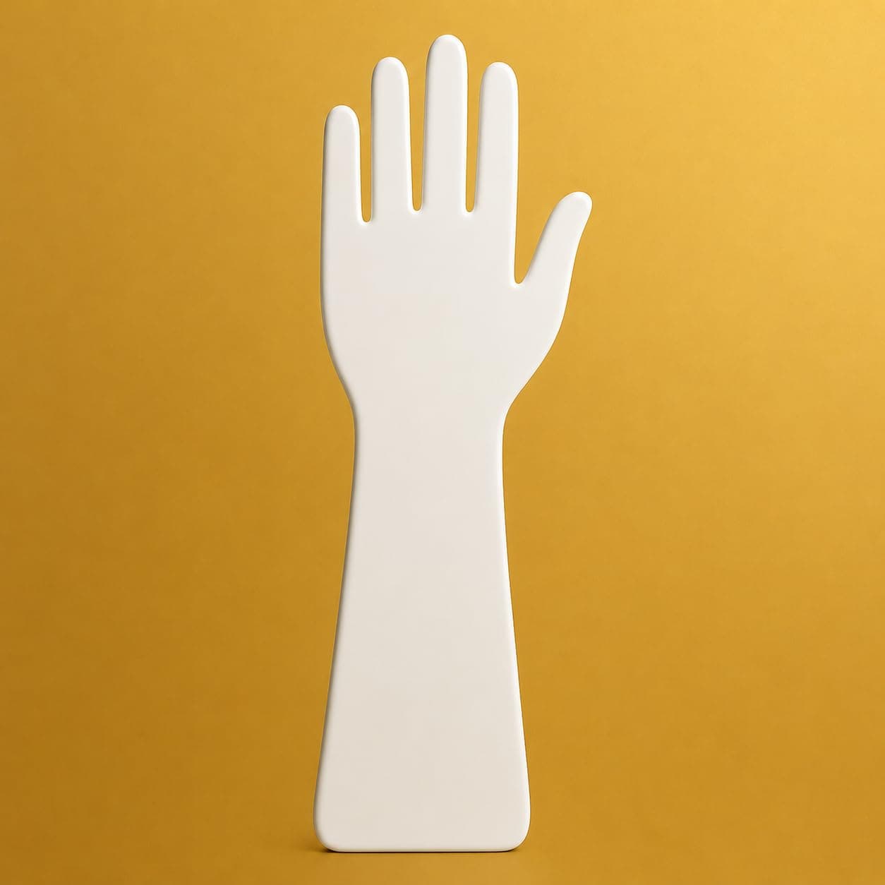 Acrylic Practice Hand for Henna and Tattoo Art – White Life-Size Mannequin